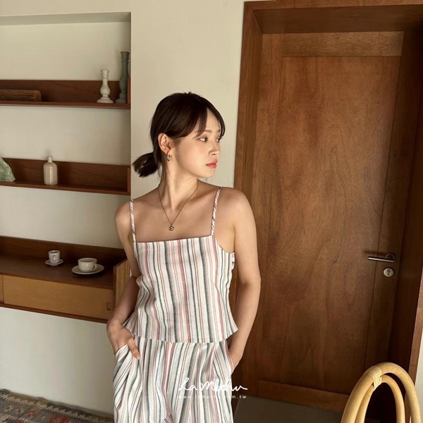 線條美背細肩背心(闆娘.花花清單)